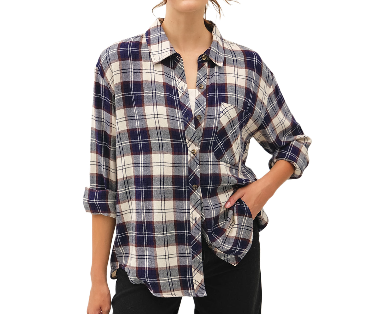 Mason Plaid Flannel Shirt