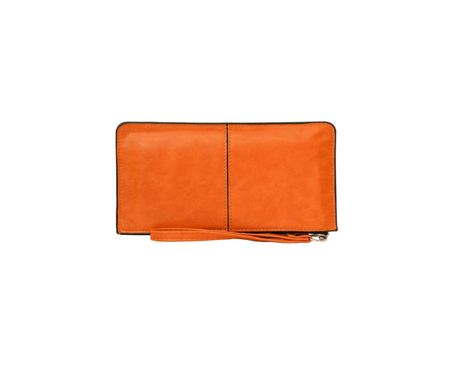 Vegan Leather Wristlet Wallet