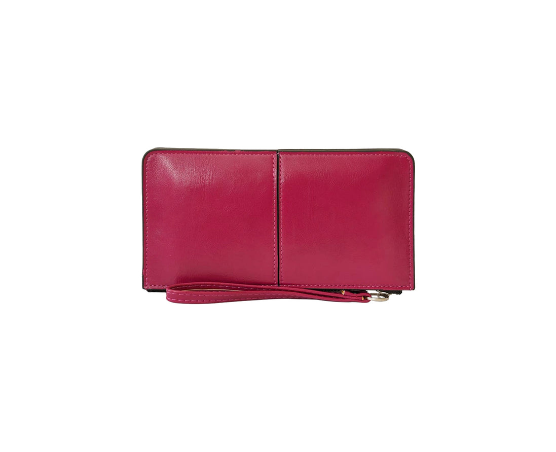 Vegan Leather Wristlet Wallet