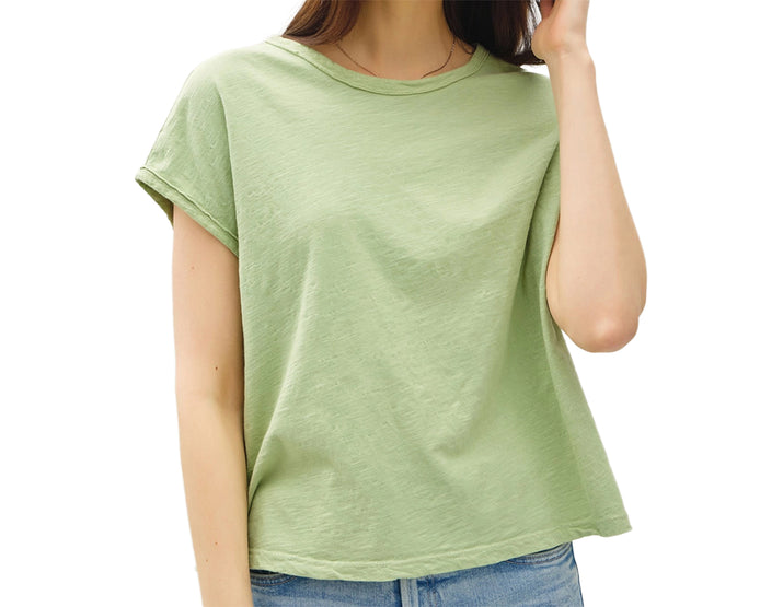 Exposed Seam T-Shirt - Avocado