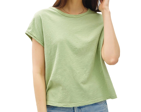 Exposed Seam Detail Boxy T-Shirt