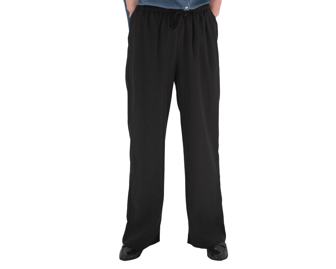 Lyocell Linen Straight Leg Pants