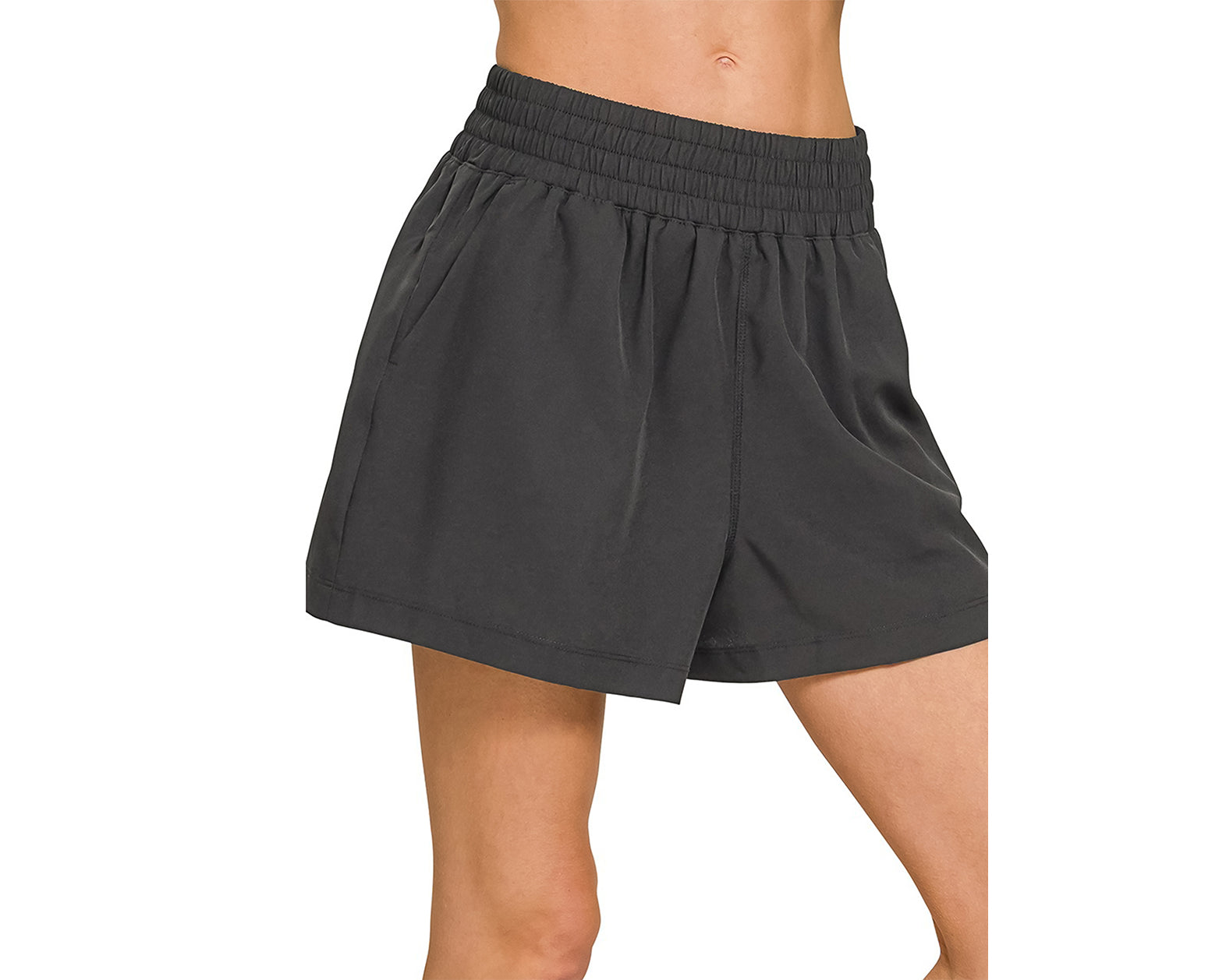 Soft Woven Shorts with Pockets
