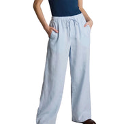 Lyocell Linen Straight Leg Pants