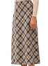 Campbell Plaid Midi Length A-Line Skirt