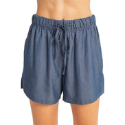 Elastic Waist Drawstring Shorts