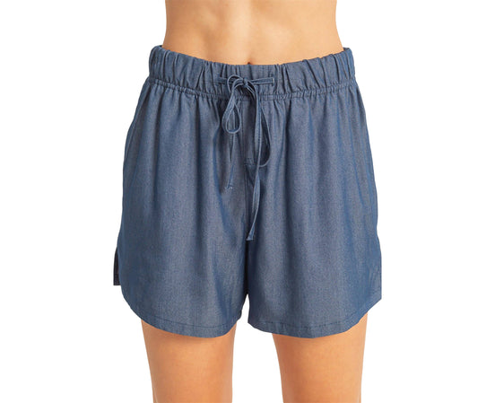 Elastic Waist Drawstring Shorts
