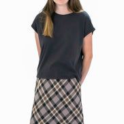 Exposed Seam Detail Boxy T-Shirt