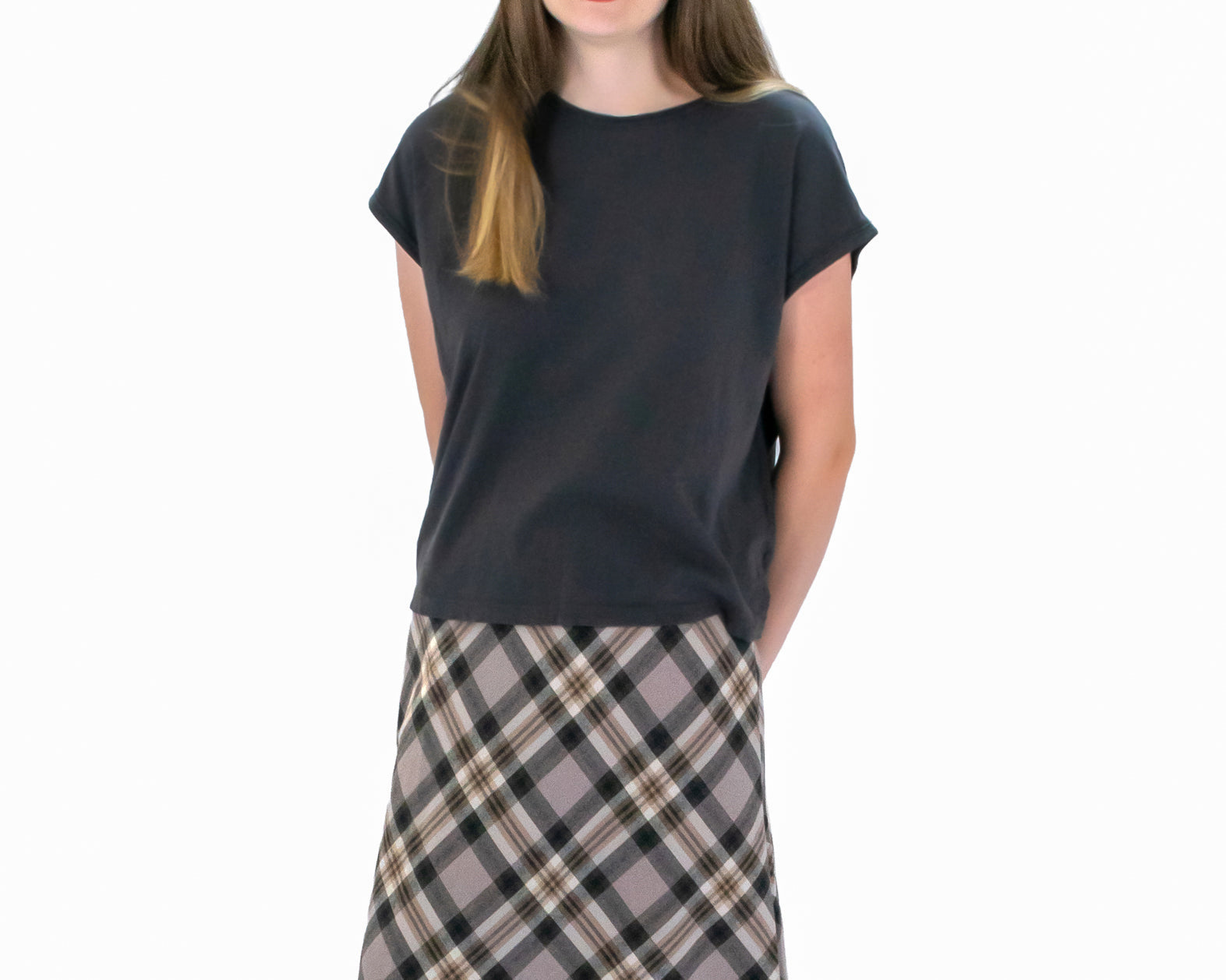 Exposed Seam Detail Boxy T-Shirt