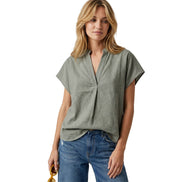 Soft Matte Drop Shoulder Top