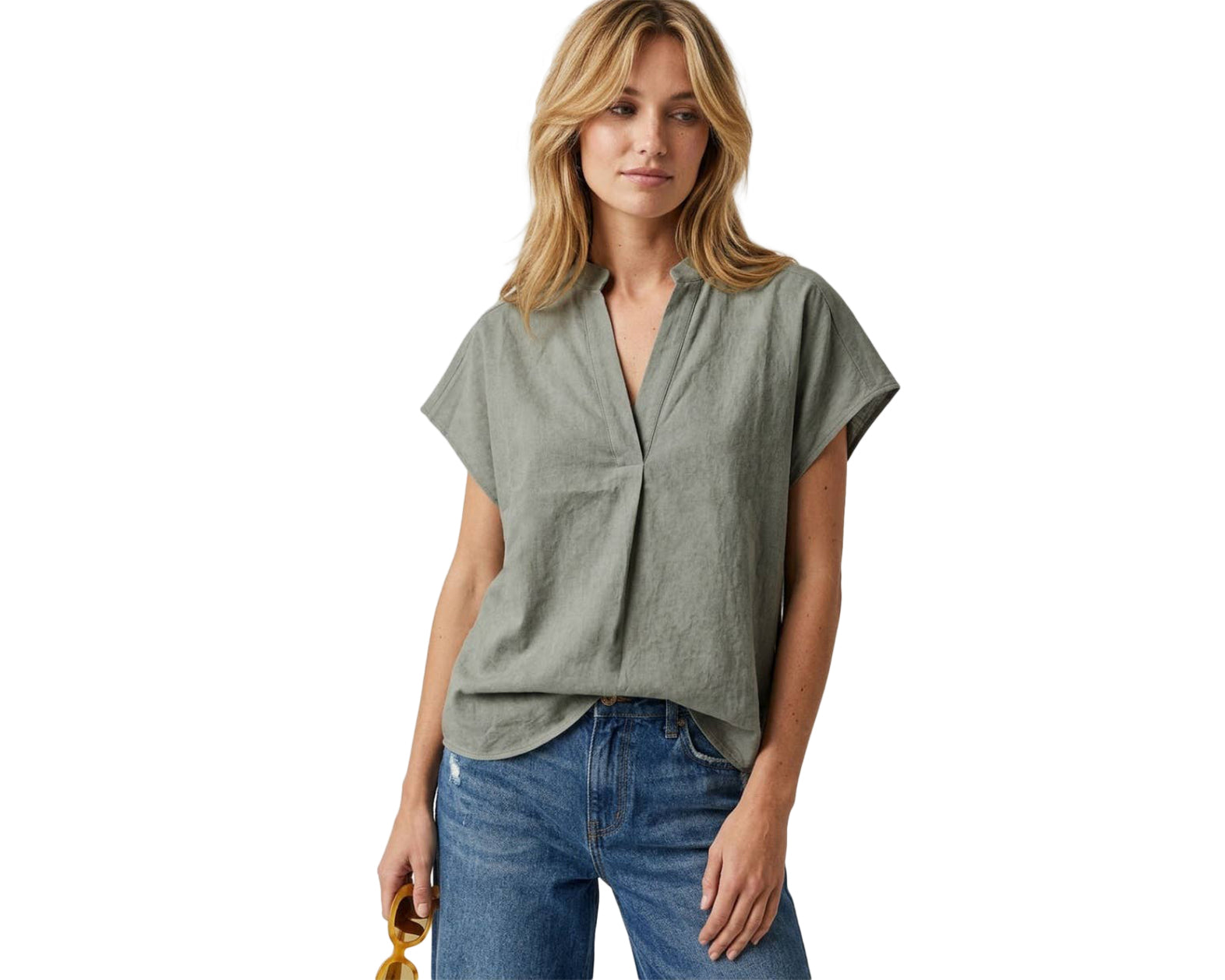 Soft Matte Drop Shoulder Top
