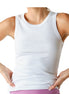 Micro-Ribbed Athleisure Tank Top